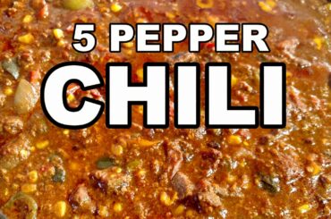 5 Pepper Chili recipe