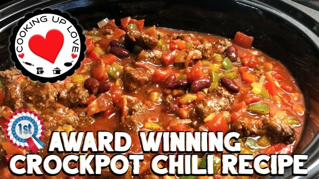 Crockpot Chili Recipe - Award Winning Chili Recipe | Potluck Recipes ...