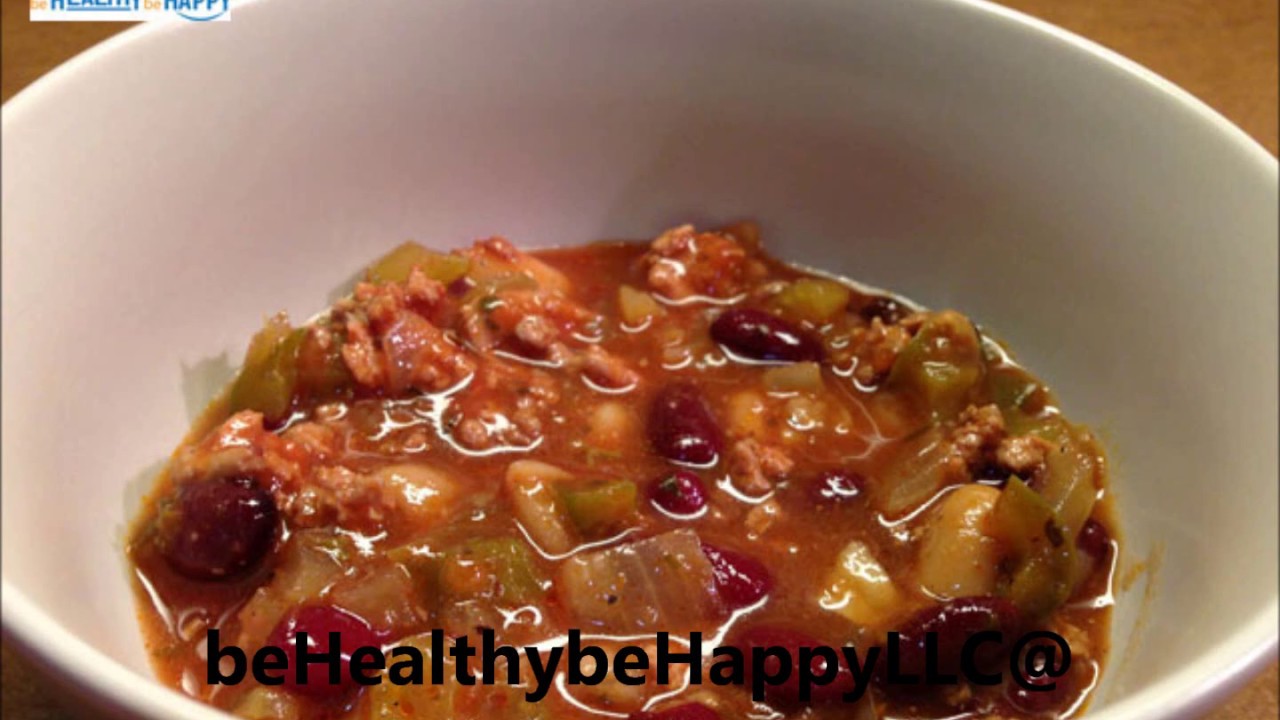 Slow Cooker or Crockpot Homemade Chili From Scratch Made With Ground