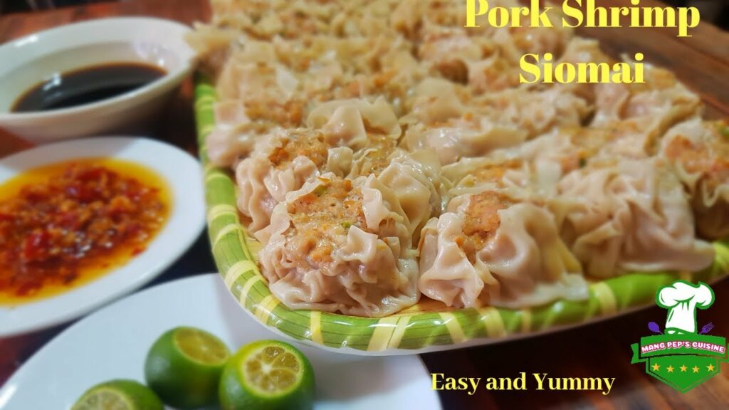 Pork Shrimp Siomai Recipe. Included in this video is how to make chili