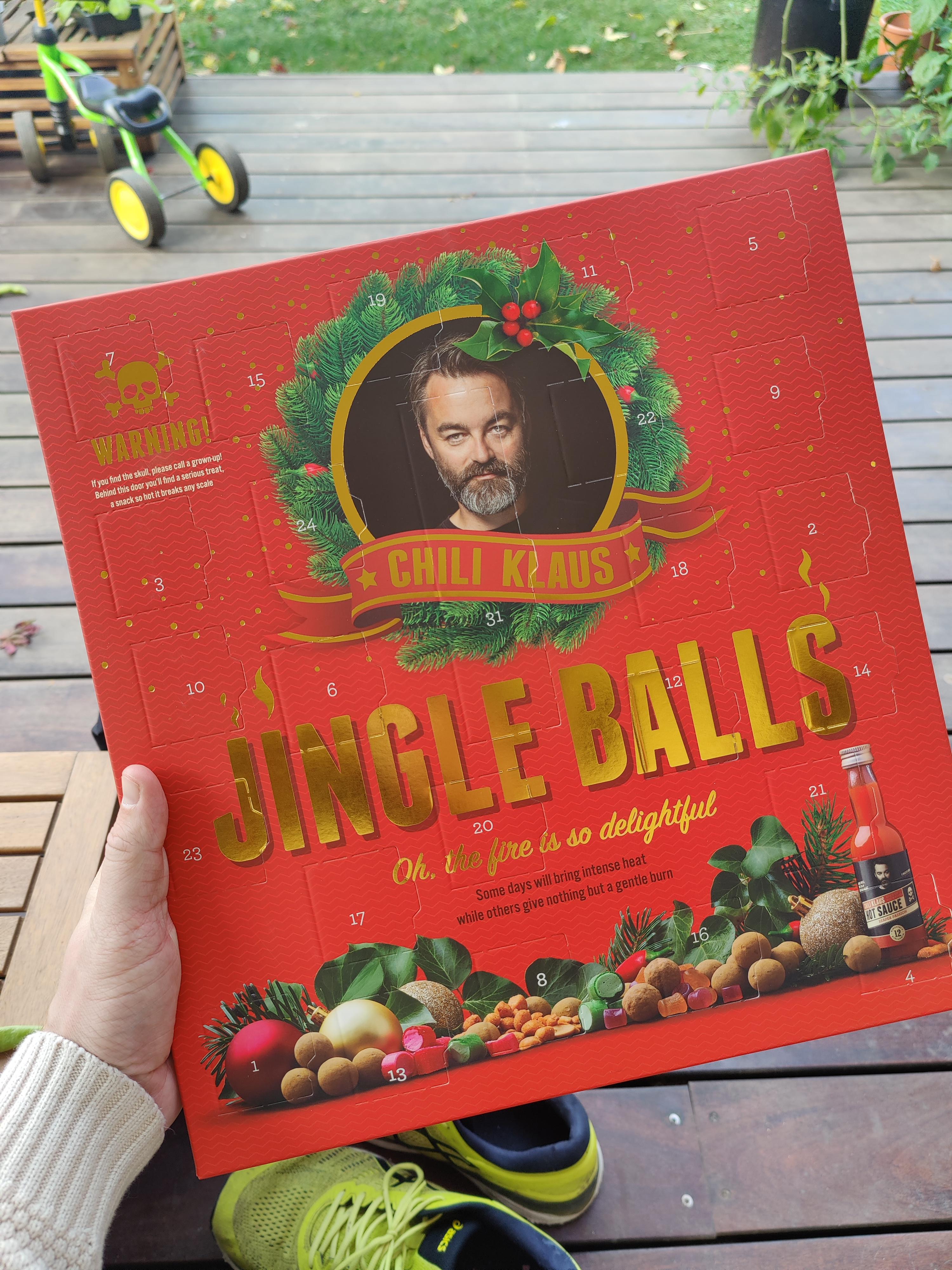 My Chili Klaus advent calendar with spicy treats has arrived thanks to