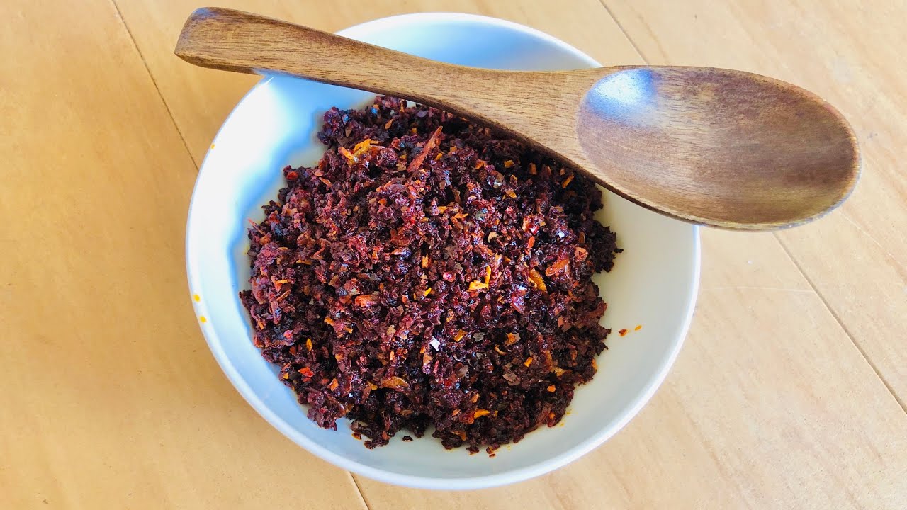 Chinese Chili Paste Sri Lankan Version Spicy Chili Paste Recipe