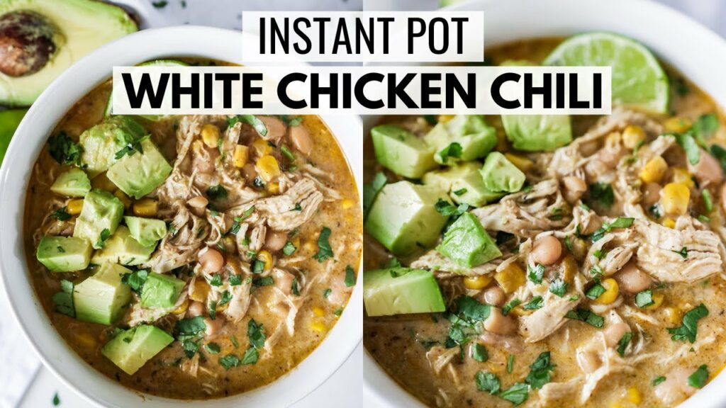 The Absolute BEST WHITE CHICKEN CHILI | Easy Instant Pot ...