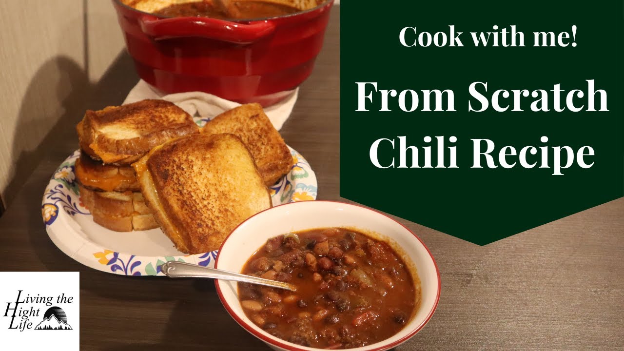 From Scratch Chili Recipe Using Dried Beans Homestead Cooking Recipes