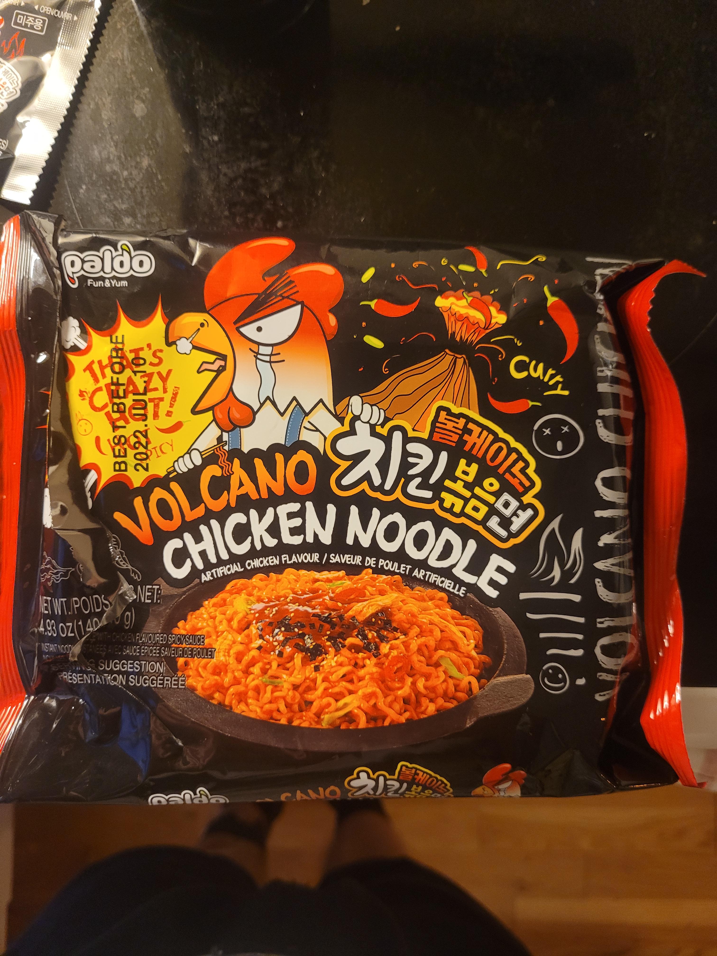 Volcano Chicken Noodles If Samyang 2x Is 9 10 Heat These Were 1 5 10