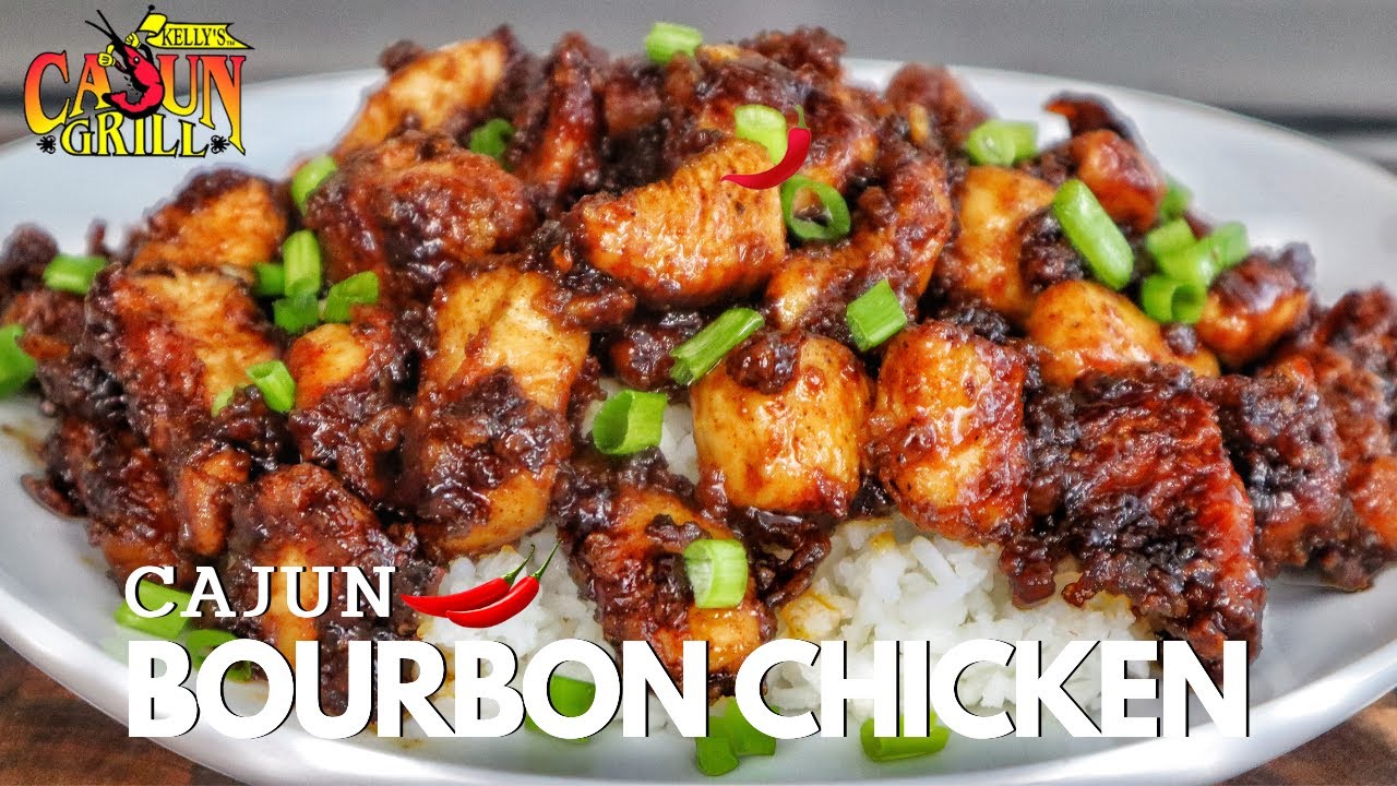 BEST Cajun Bourbon Chicken Recipe Kelly's Cajun Grill Copycat Chili