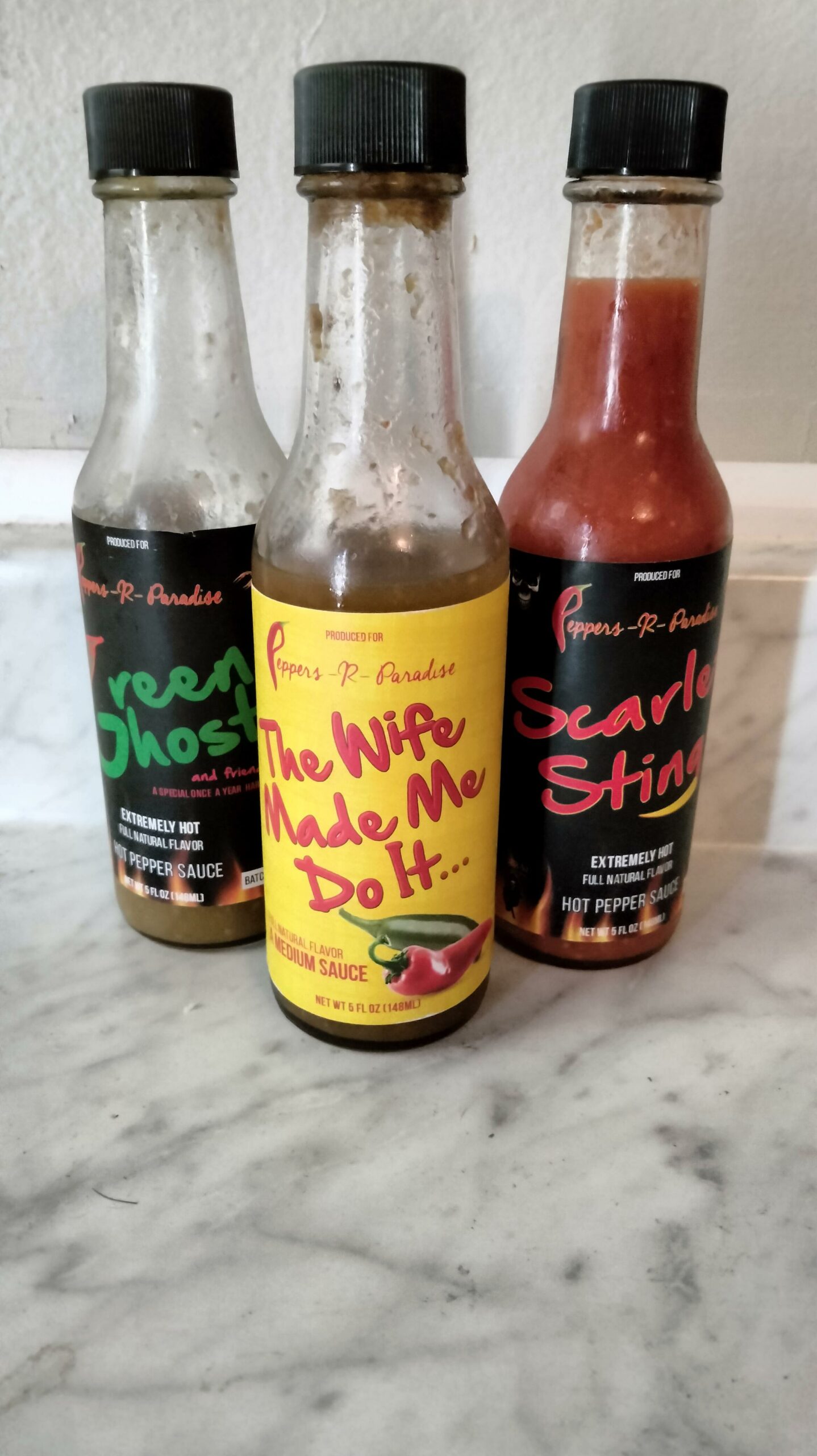 Some awesome sauces I found that are locally produced and bottled ...