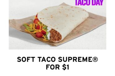 The 1 dollar tacos are only for the first 10,000 people that claim it?